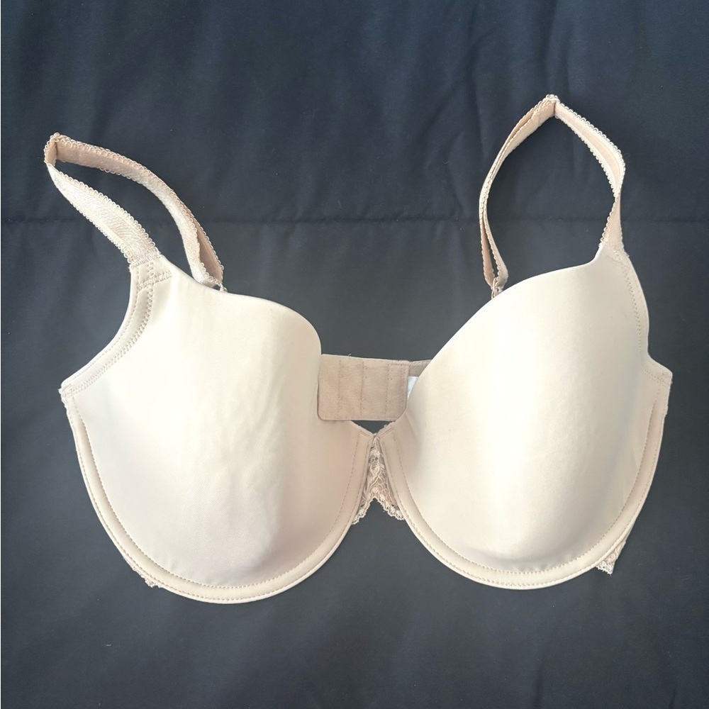 Wacoal #85340 French Garden Contour Underwire T-Shirt Bra  Size 36DD Nude Beige